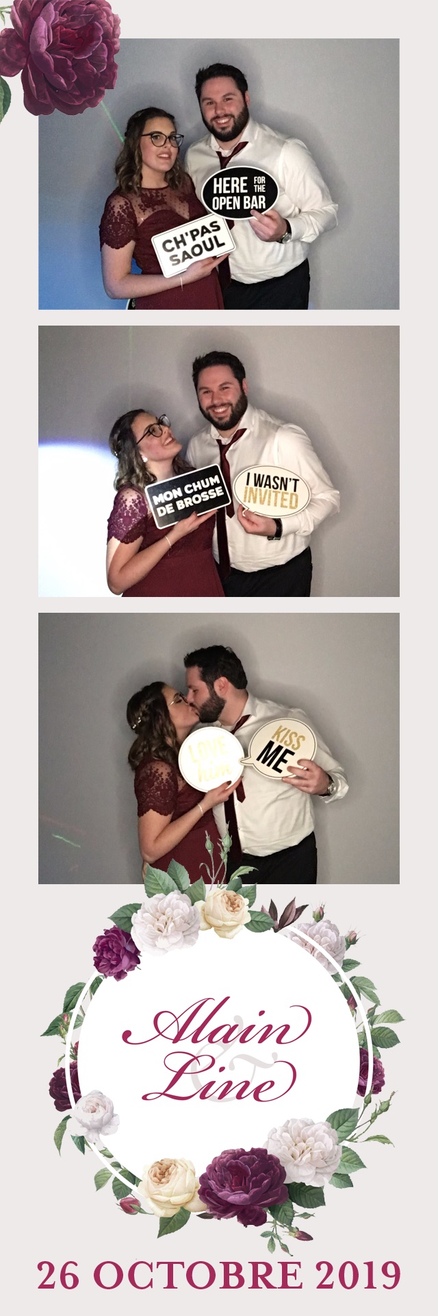 Mariage de Line et Alain | View more photos from the event at album.pbooth.red/u/Photobooth-RED/Mariage-de-Line-et-Alain